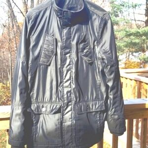 Net Men Arlu Green Chino Parka Jacket Sz S